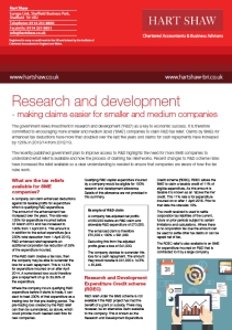 Download the 'Research & Development' briefing here